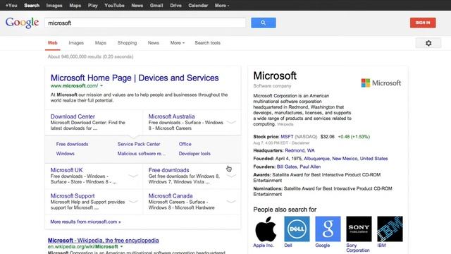 Google tests sitelinks that expand out - 07/08/2013 смотреть онлайн