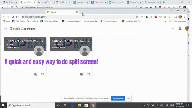 #ocsbHowTo Use a Split Screen on a Windows 10 device смотреть онлайн