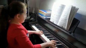 Менуэт Баха на пианино