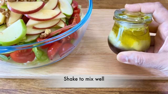 Apple Walnut Salad with Honey Mustard Dressing I Delicious salad dressing I Apple Salad смотреть онлайн
