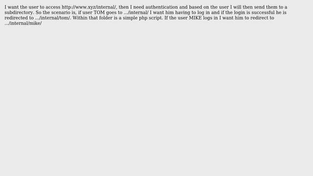 Redirecting User to Folder Within Apache on Linux смотреть онлайн
