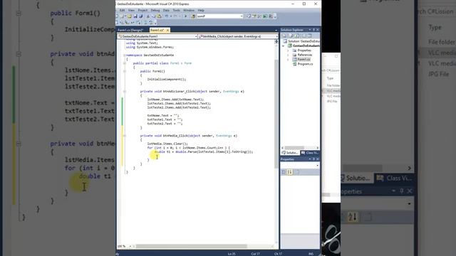 Programando em C# - Manipulação de Dados em Windows From(TextBox Para ListBox) смотреть онлайн