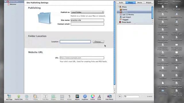 publishing from iWeb to a webDav connection смотреть онлайн