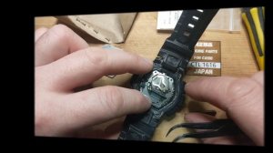 Replace battery ctl1616/ctl1616f Casio Protrek prg270 . Замена  аккумулятора в часах Protrek prg270