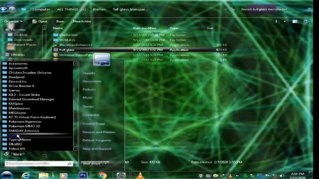 How to Set and Apply Glass/Transparent theme in Window 7 смотреть онлайн