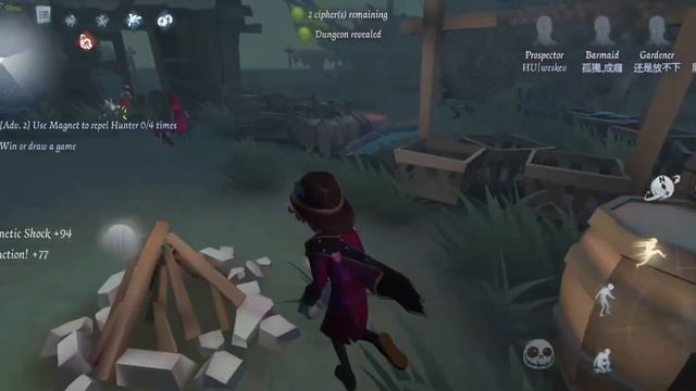 #10 Prospector Pro Player | Lakeside Village | Protect The Gardener and Bully Undead - Identity V смотреть онлайн