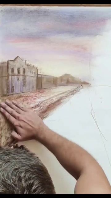 Город сухой пастелью смотреть онлайн