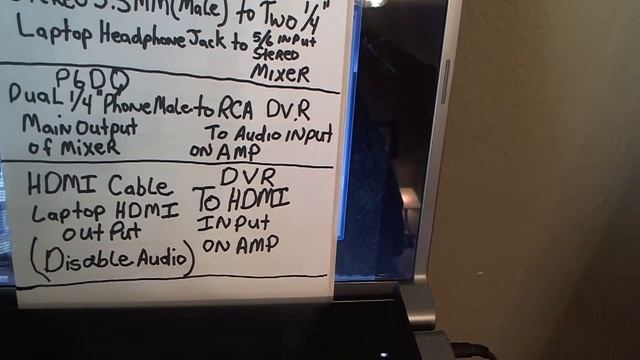 Rob's Karaoke System Hooking A Laptop To A Mixer To An HDMI TV смотреть онлайн