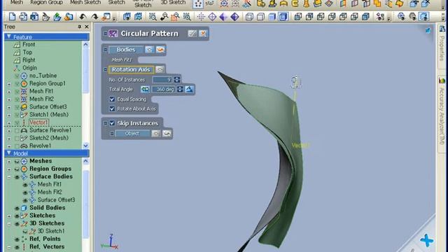 Reverse Engineering: 14 Impeller Rapid Form XOR (Geomagic Design X) смотреть онлайн