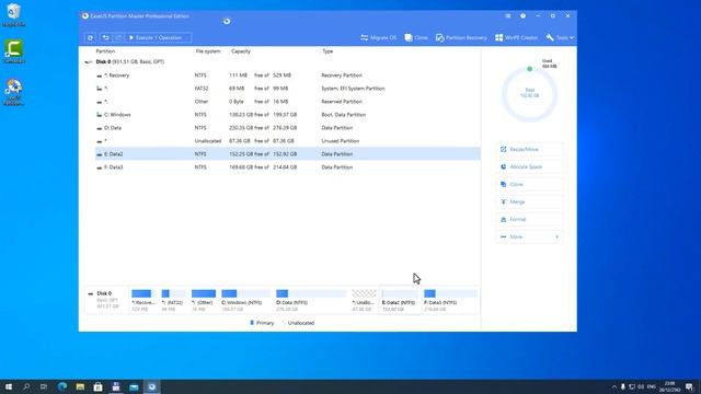 ขยายพื้นที่พาร์ติชั่นง่าย ๆ ด้วย EaseUS Partition Master смотреть онлайн