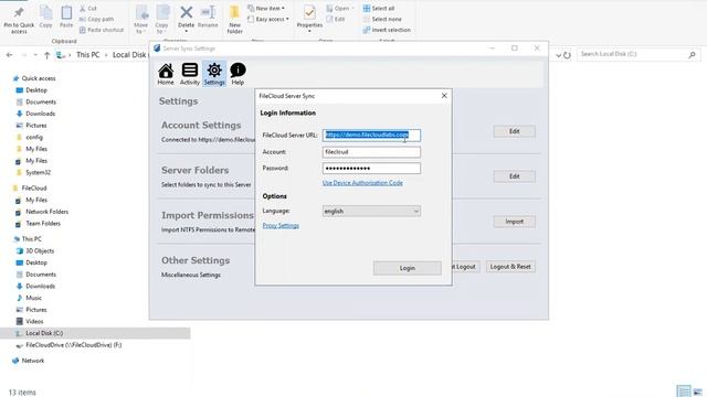 How to Use ServerSync to Synchronize a Local Windows File Server with a FileCloud Server? смотреть онлайн