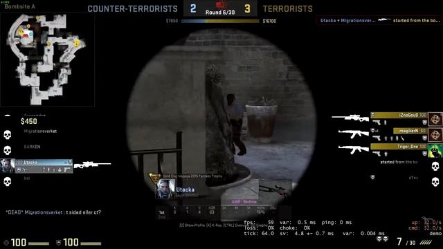 Testing Royal CS GO against f0rest & friberg смотреть онлайн