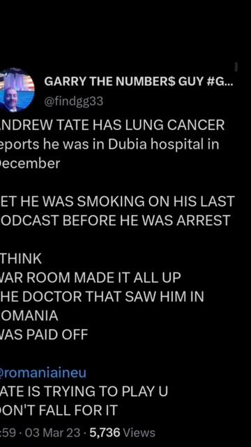 GG33 NEWS/ NUMEROLOGY ON ANDREW TATE смотреть онлайн