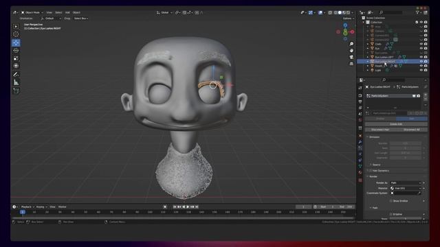 How To Mirror the Particle System (Or Eyelashes) in Blender смотреть онлайн