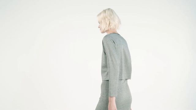 Стильный комфортный образ ELIS на каждый день 2021//Юбка и свитшот из поливискозы в гусиную лапку