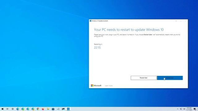 Windows 10 21H2 Update Assistant install process November 2021 Update смотреть онлайн