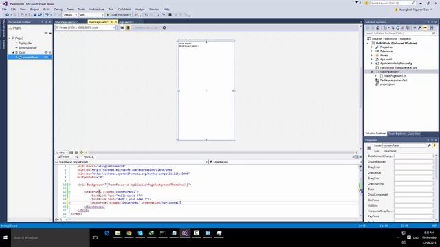 Windows 10 Universal Apps - Hello World in UWP смотреть онлайн