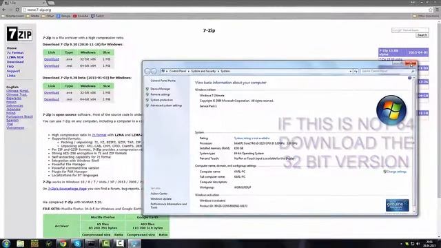 How to install 7-ZIP смотреть онлайн