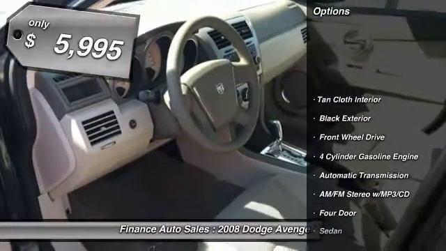 2008 Dodge Avenger SXT 4d Sedan Tampa FL 33610 смотреть онлайн