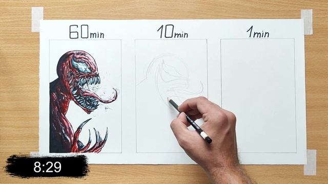 КАРНАЖ за 60 минут 10 минут 1 минуту \ Карнаж из ВЕНОМА смотреть онлайн