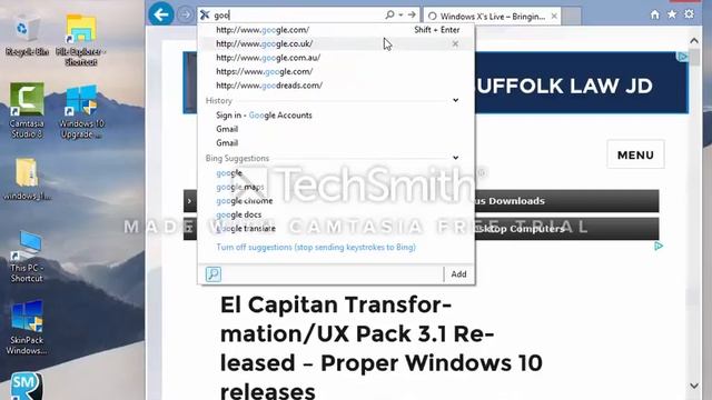 Windows 8.1 Transformed into Windows 10 TP смотреть онлайн