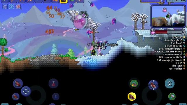 Terraria 1.4 mobile-Queen slime Master mode смотреть онлайн