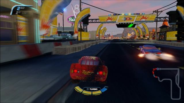 CARS: Lightning McQueen Around Tractors | Radiator Springs Interstate Pass смотреть онлайн