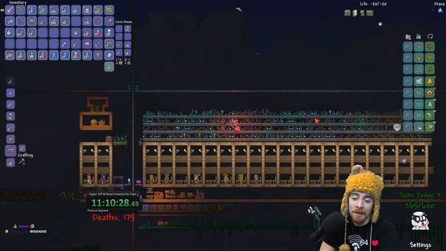 Terraria Challenge 1 HP Expert #25 смотреть онлайн