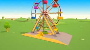 Развивающие мультики для малышей Грузовичок Лева и Новая карусель - Парк аттракционов