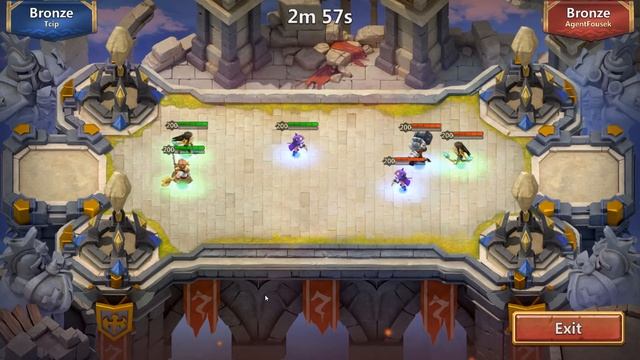 Castle Clash - Squad Showdown (3 Hero Mode) F2P 3/3 Win смотреть онлайн