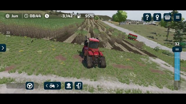 Farming Simulator 23 mobile fazendo bitrem de cana de açúcar gameplay смотреть онлайн