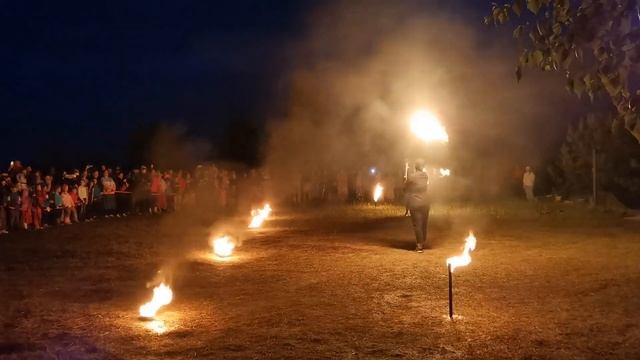 Огненное шоу на фестивале Перволетье - 2024 смотреть онлайн