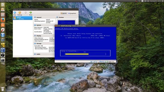 VirtualBox WinXP install смотреть онлайн