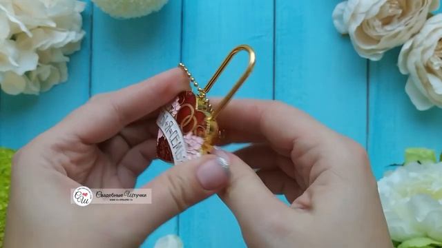Свадебный замочек "Ты + Я = Семья" (красный) смотреть онлайн