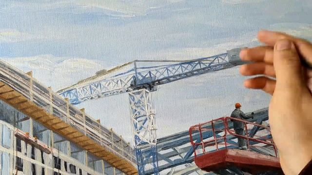 НАЧАЛСЯ СЛОЖНЫЙ ПРОЦЕСС! Картина масляными красками. ДЕНЬ 6 смотреть онлайн