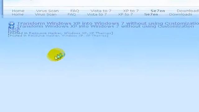 XP into Windows 7 without customization pack смотреть онлайн