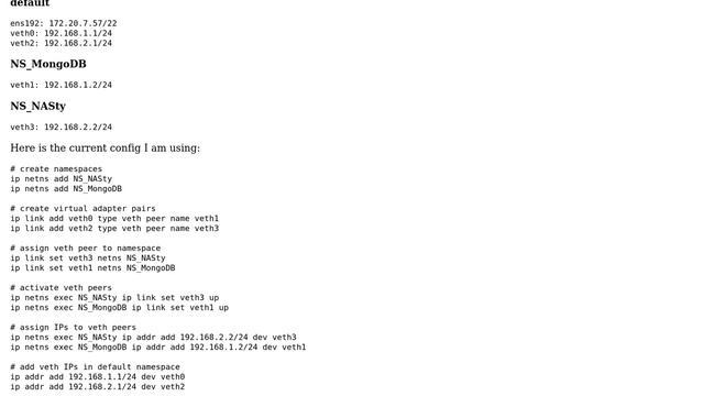 Inter namespace communication over linux bridge смотреть онлайн