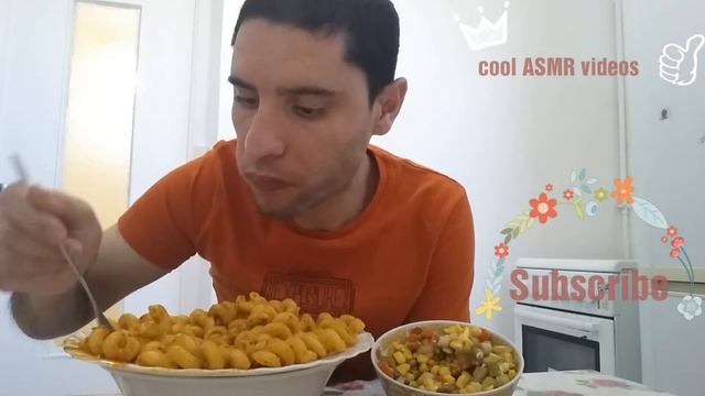 ASMR Eating Serpentini Pasta🍲😍👍