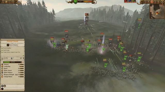 Glady Snipe Squad (1v1) Wood Elves vs Chaos - Total War: Warhammer II Battlecast #84 смотреть онлайн