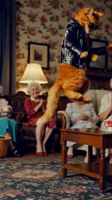 Groovy Cat in Grandma’s Living Room смотреть онлайн