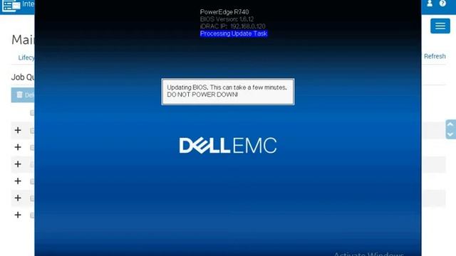 How to update Bios through iDRAC on Dell Power Edge R740 смотреть онлайн