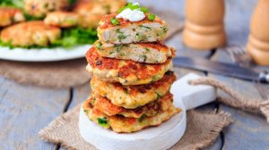 🔥 Куриные оладьи с сыром и зеленью - всего 30 минут!