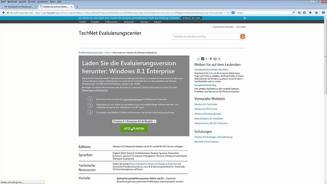 Microsoft Windows 8.1 Evaluierungsversion Download смотреть онлайн