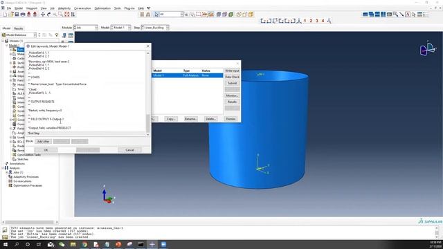 #ABAQUS Tutorial - Nonlinear Buckling Analysis смотреть онлайн