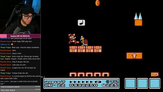 Super Mario Bros. 3 - Parte 3 | NES - MiSTer FPGA QM Tech | Ao vivo смотреть онлайн