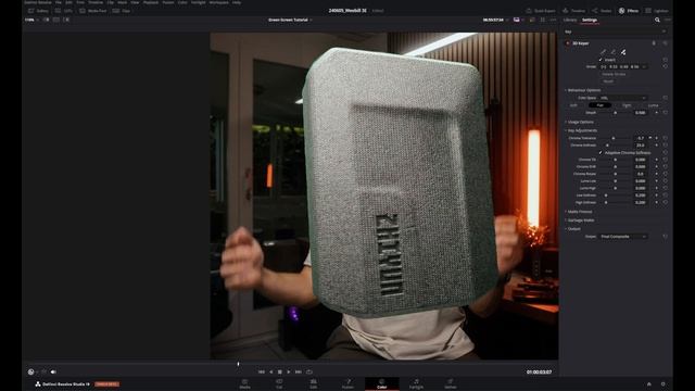 How To Remove Green Screen In Davinci Resolve 19 смотреть онлайн