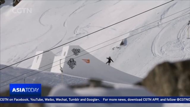Austrian snowboarder Anna Gasser becomes first woman to land snowboarding triple cork смотреть онлайн