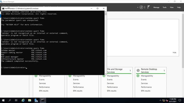 windows server operation master roles смотреть онлайн