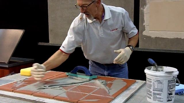 Stone Expo Las Vegas 2012 - Custom Building Products Show Off Their CEG Lite Epoxy Grout смотреть онлайн