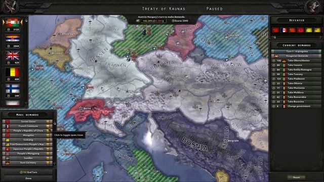 Austria-Hungary Reunited! HoI4: Death or Dishonor Hungary gameplay - episode 22 смотреть онлайн